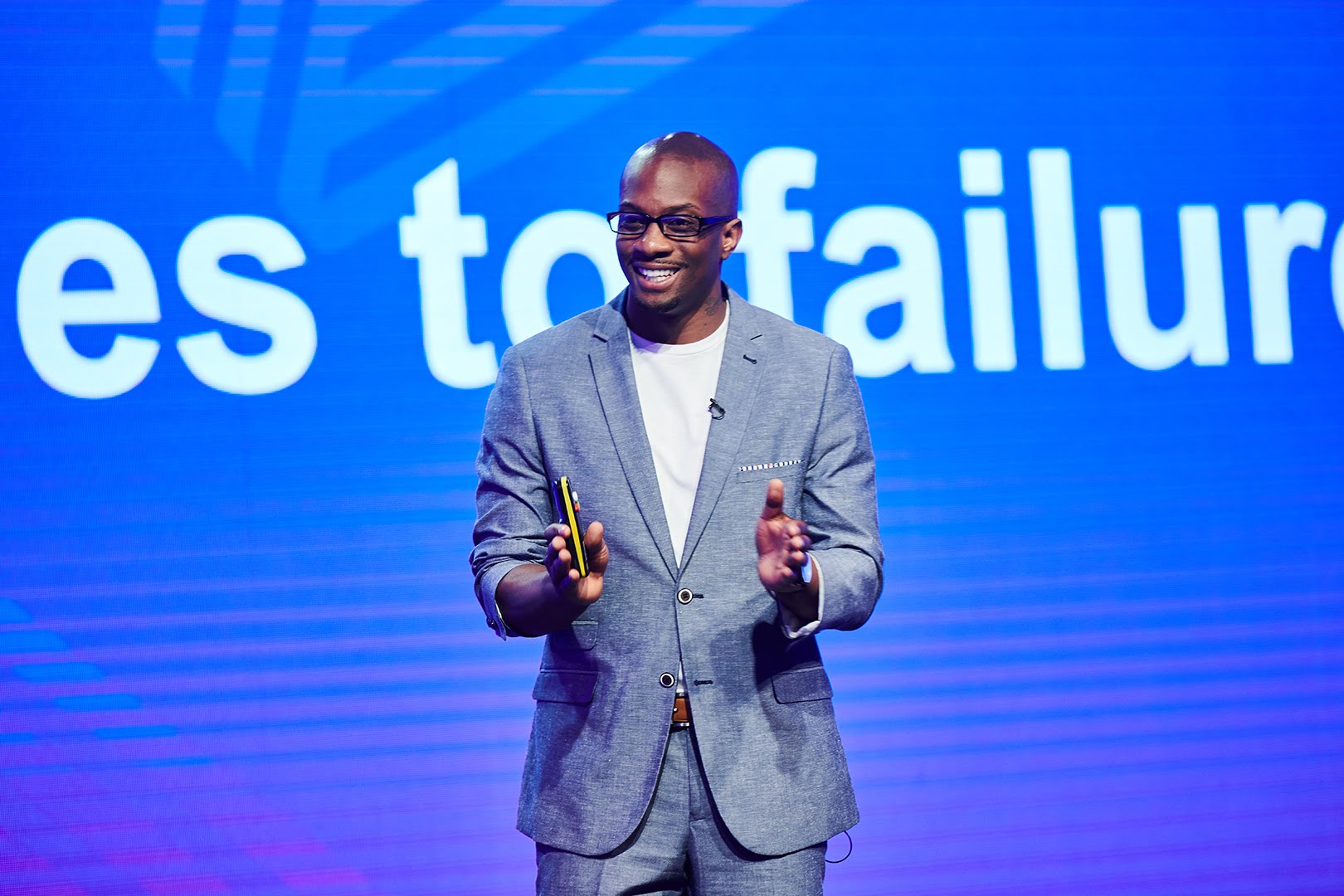 Professional conference presentation in England